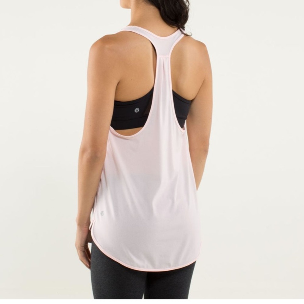 Lululemon 105F Singlet Mesh Parfait Pink Size 6